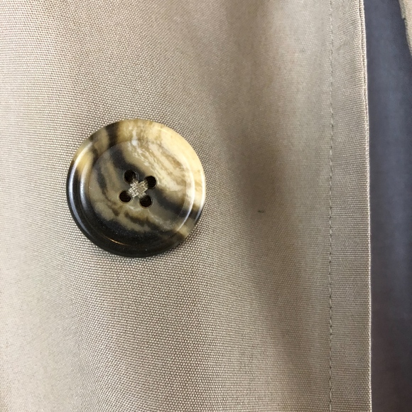 BROOKS BROTHERS Khaki Trench Coat w/ Liner -44R - Picture 4 of 7